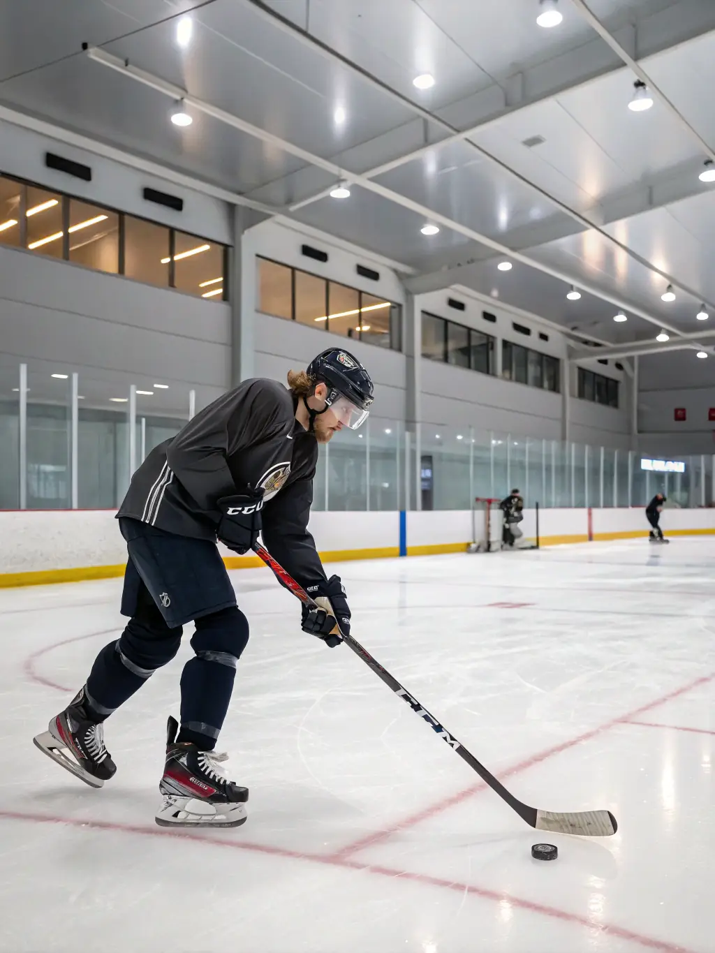 A picture of experienced players in a high-intensity training session, focusing on advanced techniques and strategic gameplay.